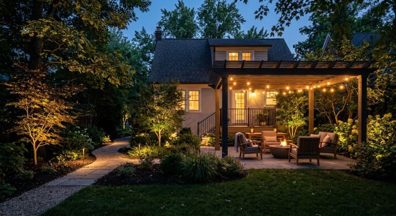 Backyard Lighting Service in Kansas City, MO