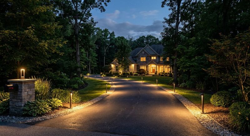 Driveway Lighting Installation in Denver County, CO