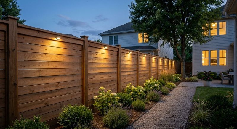 Fence Lighting Installation in Littleton, CO