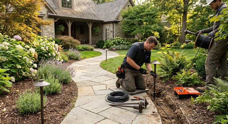 Step Lighting Installation in Overland Park, KS