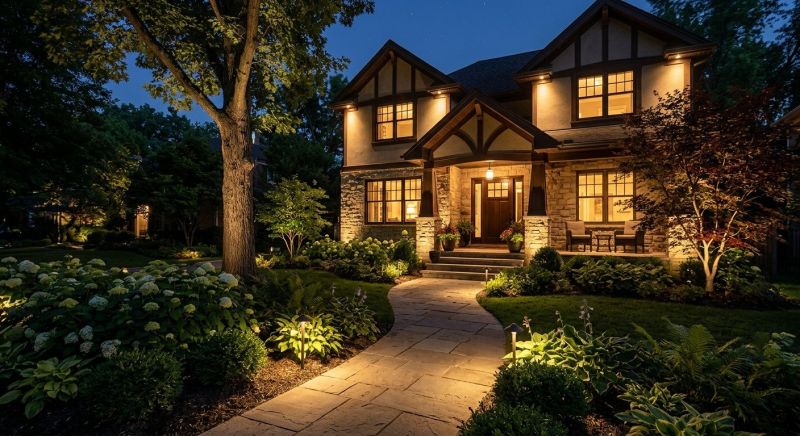 Backyard Lighting Service in Overland Park, KS