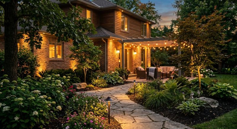 Backyard Lighting Service in Kansas City, KS