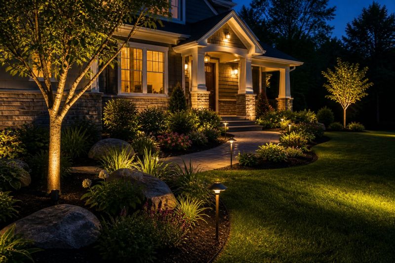 Courtyard Light Installation in Orem, UT