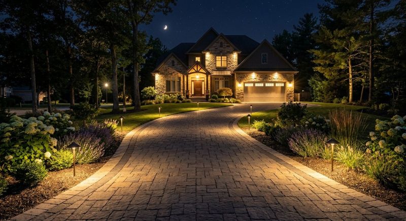 Driveway Lighting Installation in Orem, UT