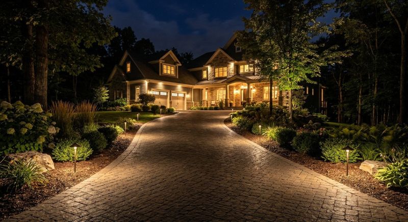 Driveway Lighting Installation in Orem, UT