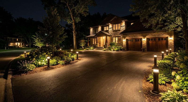 Driveway Lighting Installation in Provo, UT