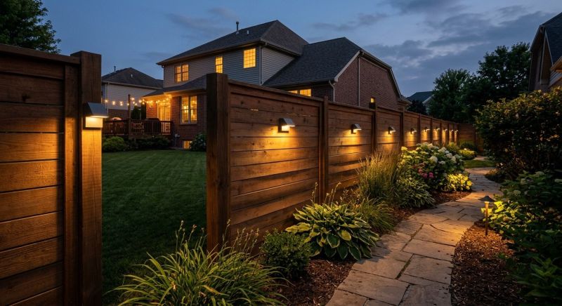 Fence Lighting Installation in Denver County, CO