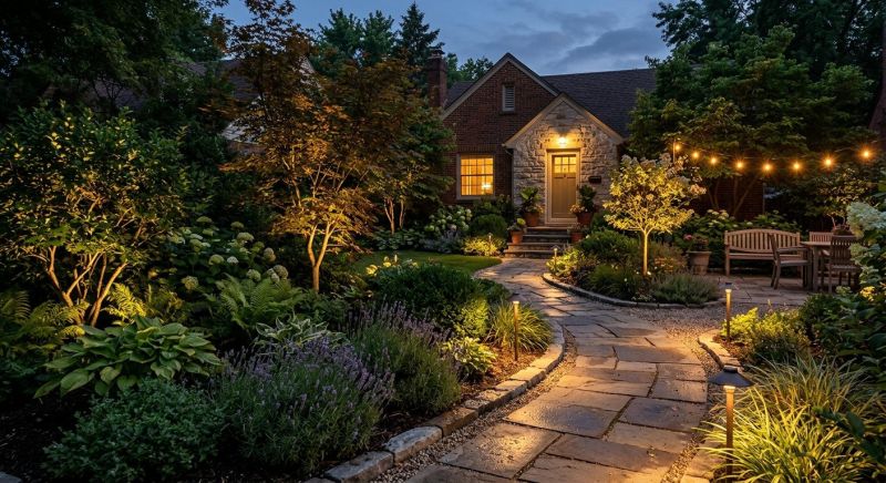 Walkway Lighting Installation in Olathe, KS