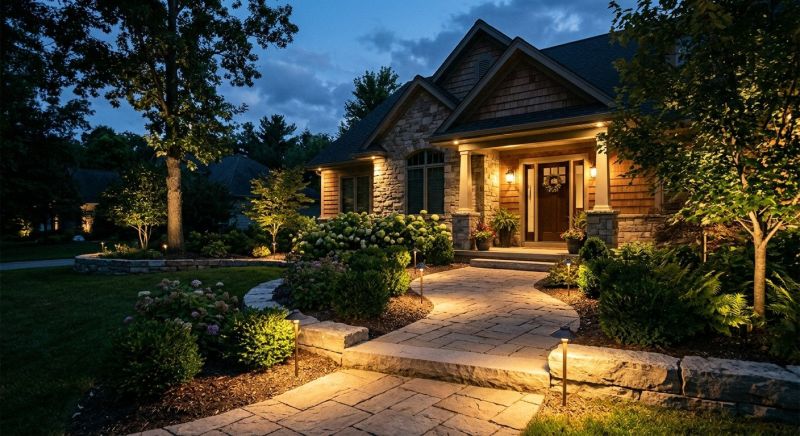 Walkway Lighting Installation in Heber City, UT